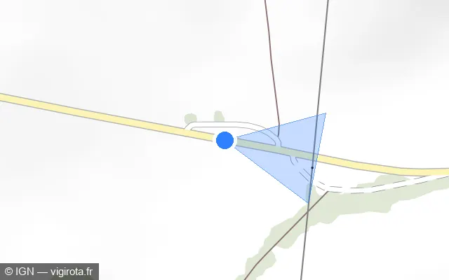 Vue plan de l'emplacement du radar discriminant à Cléry-sur-Somme