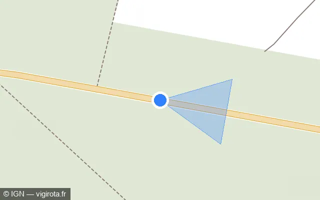 Vue plan de l'emplacement du radar tourelle à Saint-Maur