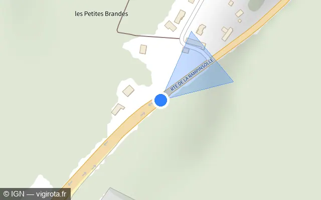 Vue plan de l'emplacement du radar tourelle à Coulounieix-Chamiers