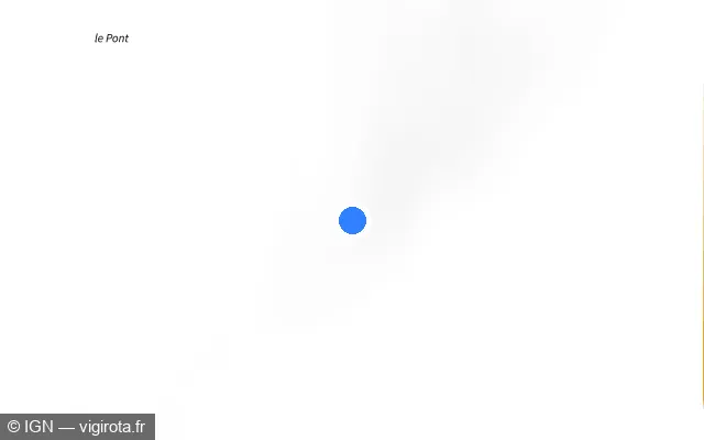 Vue plan de l'emplacement du radar fixe à Saint-Sauflieu
